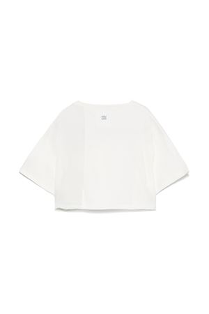 white cotton tshirt DOUUOD KIDS | DW8A51Z2868103
